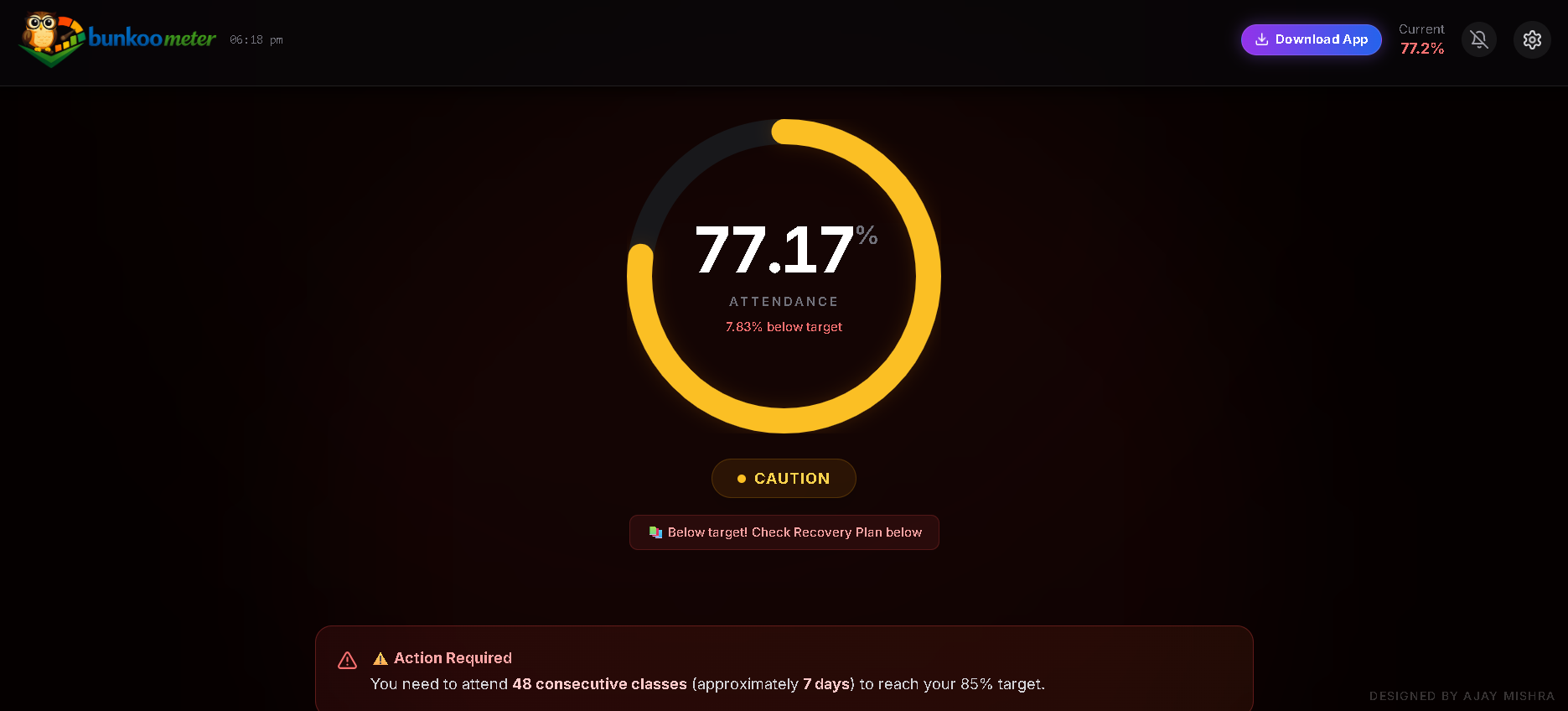 Bunkoo Meter screenshot